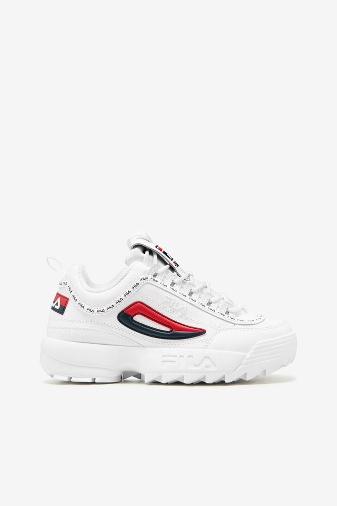 Fila Sneakers Dame Hvite Disruptor 2 Premium Repeat 370249-ODT